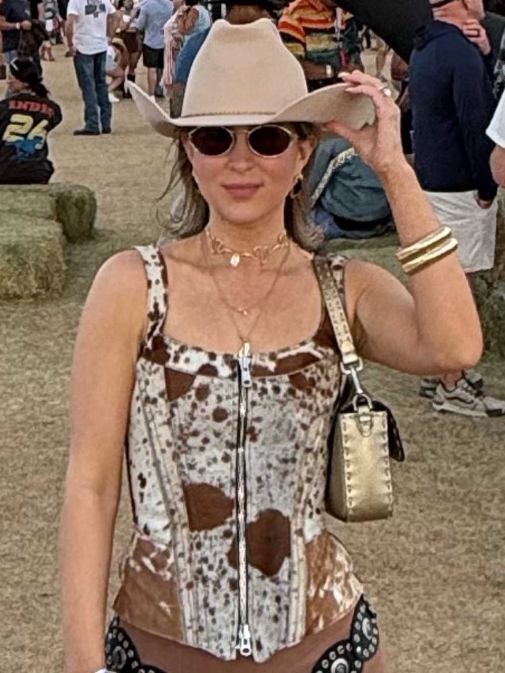 Understated Leather x REVOLVE Cowhide Bustier XS